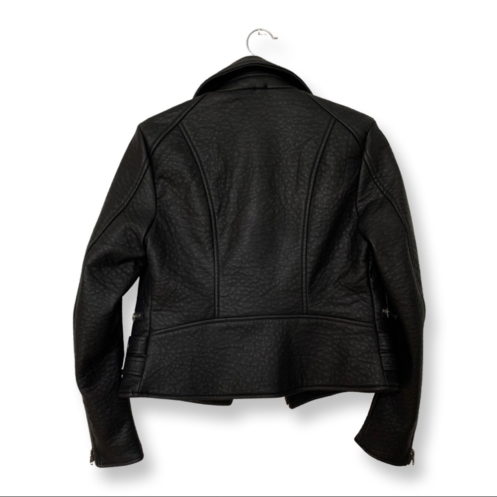 Free People Faux Leather Vegan Jacket Warm View 2